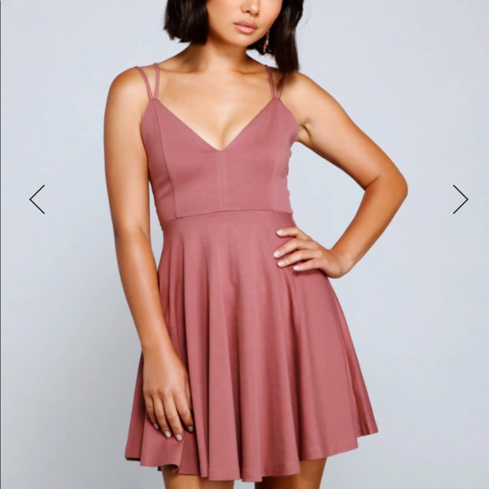 Flirty and Frilly Pleated Skater Dress